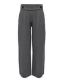 Produktbild: JdY Damen Jdygeggo New Long Pant JRS Noos Hose, Medium Grey Melange/Detail:Black Buttons, M / 34L EU