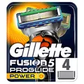 Produktbild: Gillette Fusion5 ProGlide Power Rasierklingen für Herren, 4 Ersatzklingen mit FlexBall-Technologie für Konturen
