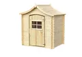Produktbild: Timbela Kinderspielhaus aus Holz - Spielhaus im Freien für Kinder - B112xL146xH152 cm/1,1m2 Gartenspielhaus - Garten-Sommerhaus für Kinder M550-1