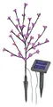 Produktbild: Esotec Solar Gartenstecker außen Blütenstrauch, 36 LED Blumen, glühende Firefly Lichter, Akku, Außenleuchte, Solarstecker, Lichterbaum, Glühwürmchen, Erdstecker, Erdspieß, outdoor, wetterfest, 102104
