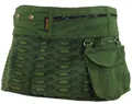 Produktbild: GURU SHOP Wickelrock, Cacheur, Sidebag, Minirock - Olive, Damen, Baumwolle, Size:S/M