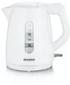 Produktbild: Severin WK 3411 Wasserkocher, 2200W, 1l, 360° central-cordless-system, Überhitzungsschutz, Dampfstopp-Automatik, weiß