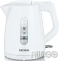 Produktbild: Wasserkocher 1L 2200W weiß Kunststoff kabellos Kalkfilter 360° WK 3411