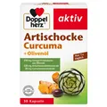 Produktbild: Queisser Pharma GmbH & Co. KG DOPPELHERZ Artischocke Curcuma+Olivenöl Kapseln 34,2 g 04700645