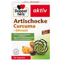 Produktbild: Doppelherz Artischocke + Olivenöl + Curcuma | Mit 220 mg Artischocken, 250 Omega 9-Fettsäuren aus Olivenöl - zusätzlich Curcumawurzelextrakt - 30 Kapseln