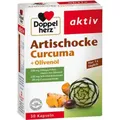 Produktbild: DOPPELHERZ Artischocke+Olivenöl+Curcuma Kapseln, 30 St PZN 04700645