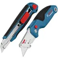 Produktbild: Bosch Cuttermesser 1600A016BM, 2er-Set, Proficutter,18mm Abbrechklinge und 19mm Trapezklinge