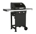 Produktbild: LANDMANN Gasgrill Rexon 2.0 DE 135cm schwarz aus Gusseisen emailliert, 3 stufenlos einstellbare Edelstahlbrenner, Deckel mit Thermometer