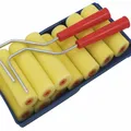 Produktbild: 13-tlg. Farbroller Set – Lackierrollen & Malerrollen fein, Farbwalzen Malerset
