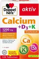 Produktbild: Doppelherz Calcium + D3 + K 120 Stück