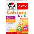 Produktbild: DOPPELHERZ Calcium+D3+K Tabletten 120 St.