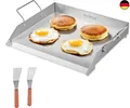 Produktbild: VEVOR Grillplatte Grillpfanne aus Edelstahl universelle rechteckige Platte (448