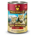 Produktbild: Wolfsblut - Blue Mountain Puppy - 6 x 395 g - Wildfleisch - Nassfutter - Hundefutter - Getreidefrei
