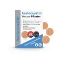 Produktbild: Acetocaustin Warzen Pflaster | Entfernt Warzen und Dornwarzen | Warzenbehandlung für Hände und Füße | Schmerzfrei | 20 Pflaster