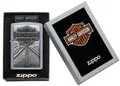 Produktbild: Zippo Feuerzeug Harley-Davidsony American Legend 20229 chrom matt Sturmfeuerzeug