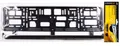 Produktbild: Für AMTRA VIRAGE 93-001 LICENSE PLATE FRAME - BLACK