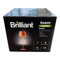 Produktbild: Brilliant Kaami LED Tischlampe Tischleuche Touchdimmer Orange Matt 37cm Gastro