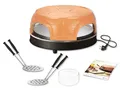 Produktbild: Emerio Pizzaofen, PIZZARETTE das Original, handgemachte Terracotta Tonhaube, neues PRE-BAKE Design, für Mini-Pizza, echter Familien-Spaß für 4 Personen, PO-115847.1