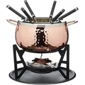 Produktbild: Artesa Fondue-set De Fondue-finish De Kupfergeprägt In Box De Geschenk, Edelstahl, 6 Personen