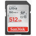 Produktbild: SanDisk SDXC-Karte Ultra UHS-I U1 Class10 Speicherkarte 512 GB 150 MB/s