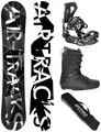 Produktbild: Airtracks Snowboard Set - Wide Board Refractions Game 171 - Softbindung Master - Softboots Star Black 46 - SB Bag