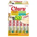 Produktbild: InaPaw Churu Mischpackung aus Nassfutter-Sachets für Katzen (20 Stück), Hühnergeschmack, Hydration-Snacks