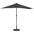 Produktbild: vidaXL Gartensonnenschirm 294 x 150 x 224 cm Polyester und Stahl