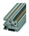 Produktbild: Phoenix Reihenklemme 0,14-4qmm 1Etage grau 24A Hutschiene 35mm - PTI2,5
