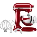 Produktbild: KitchenAid 5KSM55SXXEER Imperial Red Planetenmixer mit Hebeschssel, 5,2 l