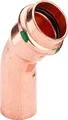 Produktbild: Viega ProfiPress 45 Grad Bogen, 22mm, Type 2426.1, einseitig ein Pressanschluss sowie eine Einsteckverbindung, 5 Stück