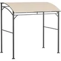 Produktbild: Outsunny GrillPavillon Metall Polyester Beige Schwarz 215B x 150T x 182/220H cm