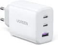 Produktbild: UGREEN USB C Ladegerät 65W 3-Port USB-C Netzteil PPS Schnellladegerät PD Charger