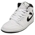 Produktbild: Jordan Herren 1 Mid White/Black-White-Black (DQ8426 132), Weiß/Schwarz-Weiß-Schwarz, 42 EU
