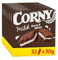 Produktbild: Müsliriegel Corny Milch Dark & White, Milchsandwich mit Kakao und Milchcreme, 32x30g