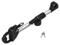 Produktbild: EUFAB Verstellbarer Strap-Rahmenhalter bis 40 cm, Schwarz/Grau)