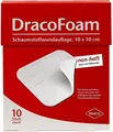 Produktbild: DRACOFOAM Schaumstoff Wundauflage 10x10 cm 10 St.