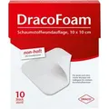 Produktbild: DRACOFOAM Schaumstoff Wundauflage 10x10 cm 10 St