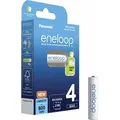 Produktbild: eneloop Panasonic Akku BK-4MCDE/4BE   AAA   800mAh      4St. - Silber