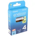 Produktbild: Panasonic eneloop, vorgeladen, Retail Blister (4-Pack)BK-4MCDE/4BE Akku NiMH, Micro, AAA, HR03, 1.2V und 800mAh 5410853064305