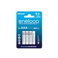 Produktbild: eneloop AAA/Micro Packung mit 4 NI-MH-Akkus, NEU mit verbesserter Mindestkapazität von 800 mAh