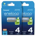 Produktbild: 8 X eneloop Batterien AAA 800mAh Wiederaufladbar Nimh HR03 Handy 4 Pack BK-4MCCE