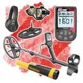 Produktbild: Nokta TRIPLE SCORE Metalldetektor MEGA ANGEBOT + ACCUPoint + Spule + Kopfhörer