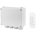 Produktbild: Smartwares Abzweigdose - Plug und Connect - Verteilerdose Freien Garten fur Outdoor Geräte, 3-Kanal Fernbedienung, SH4-99652, Weiß