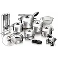 Produktbild: BLAUMANN Edelstahl-Kochgeschirr-Set 27-teilig Jumbo Gourmet Line BL-3134