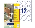 Produktbild: Avery Zweckform Etiketten Etiketten Inkjet/Laser/Kopier 60mm weiß VE=120 Etiketten