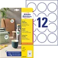 Produktbild: AVERY Zweckform Runde Etiketten L3416-10 (120 Aufkleber auf 10 Blatt, zum Bedruc
