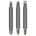 Produktbild: Doppelklingen-set, 3tlg. Ph1, Pz1, S 0,6x4,5, Ph2, Pz2, S1,0x5,5, 60 Mm - 2607001745 - Bosch