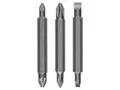 Produktbild: Bosch 3tlg. Doppelklingen-Set PH1, PZ1, S 0,6x4,5; PH2, PZ2, S 1,0x5,5; 60 mm