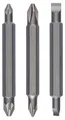 Produktbild: Bosch Doppelklingenbit-Set, 3-teilig, PH1, PZ1, S 0,6x4,5, PH2, PZ2, S1,0x5,5,