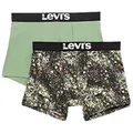 Produktbild: Levi's® Boxershorts Herren Spacey Flower Boxershorts 2er Pack (2-St., 2 er Pack) grün S